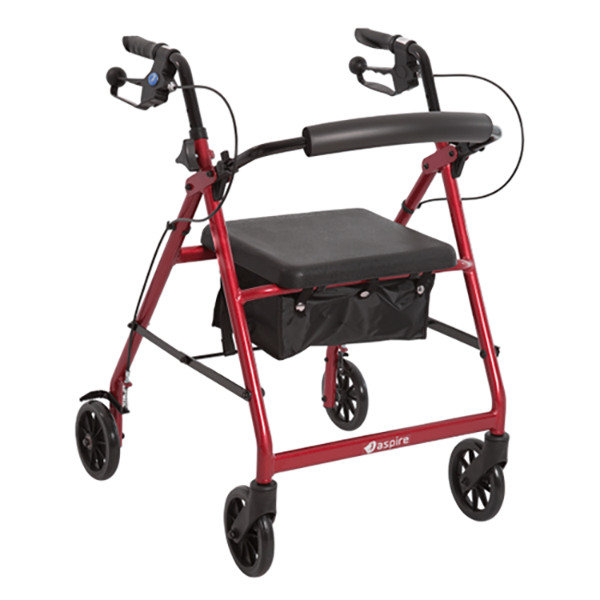 Aspire Classic 6 inch Seat Walker / Rollator