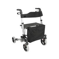 Freedom Mobyflex Folding Seat Walker - Silver